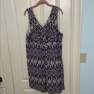 Sleeveless Ikat Dress